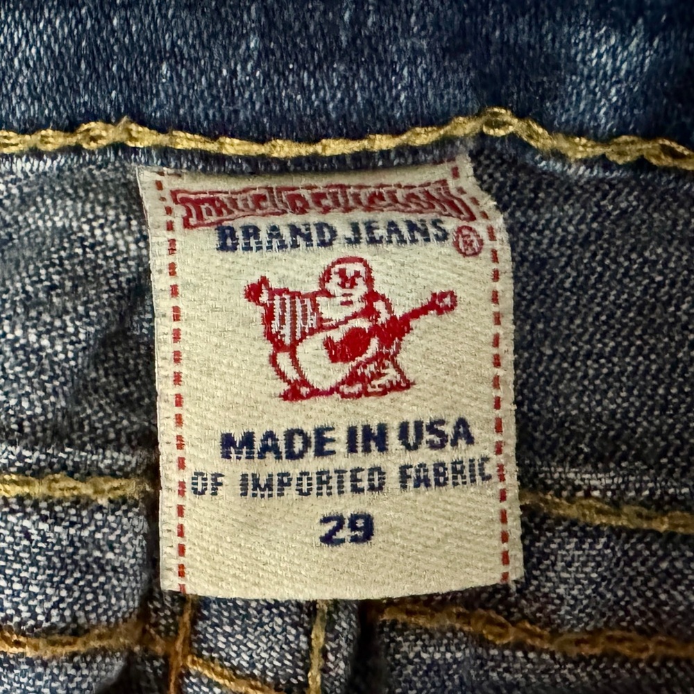 True Religion Women's Billy Straight Leg Medium Washed 8 29 - Picture 8 of 9